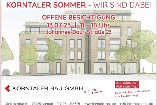Korntaler Sommer 2025 - Wir sind dabei!